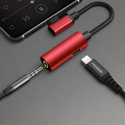Apple Headphone Splitter Adapter and Data Connector