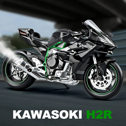 1:9 Kawasaki H2R With Spray Alloy Die Cast Motorcycle Model