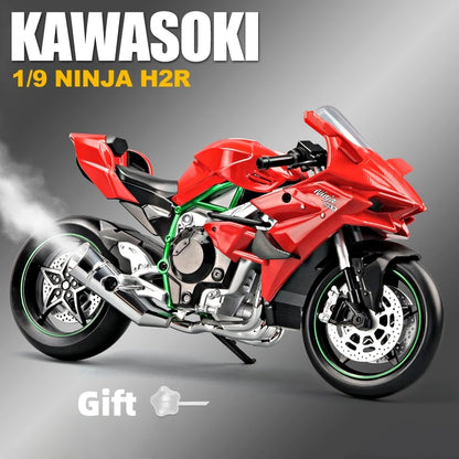 1:9 Kawasaki H2R With Spray Alloy Die Cast Motorcycle Model