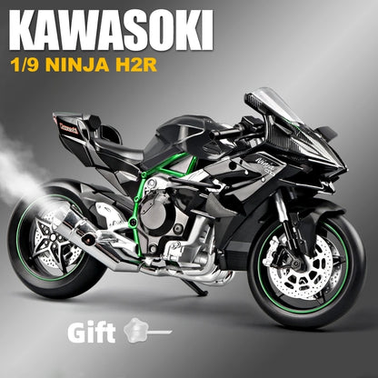 1:9 Kawasaki H2R With Spray Alloy Die Cast Motorcycle Model