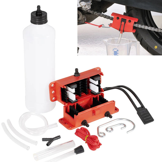 Motorcycle chain cleaning machine Kit