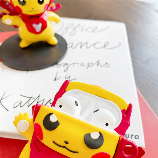Iron Man 3D Case for Apple AirPods 1/2/Pro (Headphones)
